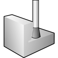 Frässtift HM ähnl. DIN8033 WKN 10x10mm Verzahnung 6 (1), Schaft-6mm