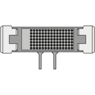 Schonhammer 25mm,rückschlagfrei, auswechselbare Schlagköpfe aus Nylon