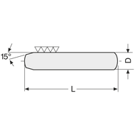 Präz.-Zylinderstift DIN6325, L=18mm 8,00mm m6