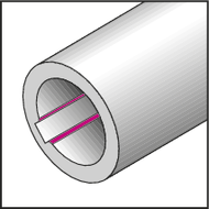 Doppelschneid-Klinge HSS N70K 1,2-8mm, für Halter K