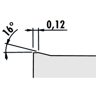 Wendeschneidplatte CCMX 09T304-FP2 APM35T