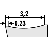 Wendeschneidplatte SCMT 09T308-62 DC735 beschichtet