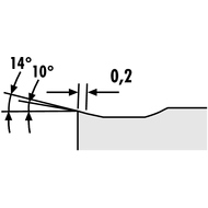 Wendeschneidplatte SEER 1203-AFSN HC4620 PVD-beschichtet