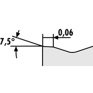 Wendeschneidplatte VNMG 160404-FP1 ACP15T