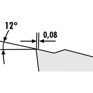 Wendeschneidplatte CCMT 060204-MM3 APM25T