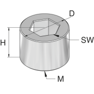 T-Nutenmutter 19x17,8x10mm M12