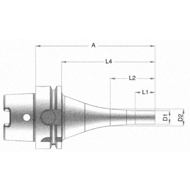 Micro-Präzisions-Spannfutter AMC JIS B6339-BT-AD40 1-6mm A=75mm