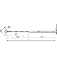 Hochleistungsbohrer VHM 20xD ADO-MICRO 1mm IK TiAlN