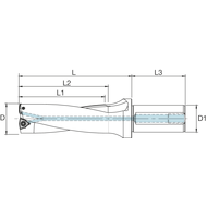 Wendeplattenbohrer TDS17525-3D 17,5mm (WCKX 030204)