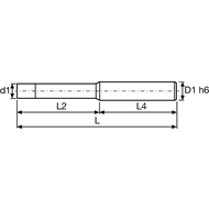 Wechselkopfhalter kurz für Gr. 6