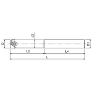 Torusfräser VHM PFR-R080SS08-S100CS