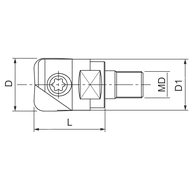 Einschraub-Torusfräser PFR-R100SF6