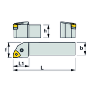 Klemmhalter PWLN-L 1616 H06, 95°, für WNM.0604..