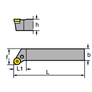 Klemmhalter SRGC-L 1616 H08, für RC..0803..