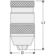 Bohrfutter Goldstück 0-13mm B16