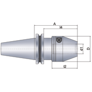 Hydrodehnspannfutter Typ HG-12/ISO40 ø 12 mm