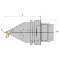 HSK-T 63 Drehhalter PDNNR15-90