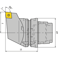 HSK-T 63 Drehhalter SCLCL12