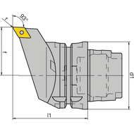 HSK-T 63 Drehhalter SDJCL11