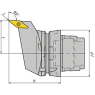 HSK-T 63 Drehhalter SVJBL16