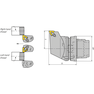 HSK-T 63 Drehhalter THER16