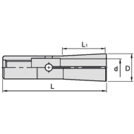 DC4 Spannzange für Spann-ø 2mm