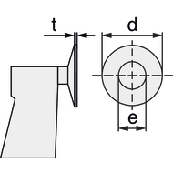 Bügelmessschraube 0-25mm (0,01mm) D7 mit Tellermessflächen