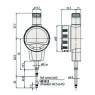 Messuhr digital ID-C 12,7mm (0,0005mm) mit Öse