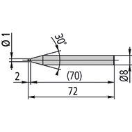 Kugeltaster ø1mm für Höhenmessgerät Linear Height LH-600D/E/F