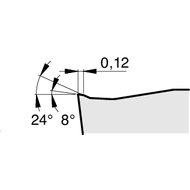 Wendeschneidplatte VCMT 160408-MM PHS215