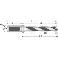 Halter GEN3SYS® 7xD zyl. 20mm geradegenutet Spannfläche (12-12,99mm)