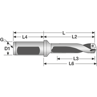 Halter GEN3SYS® 7xD zyl. 20mm geradegenutet Spannfläche (12-12,99mm)