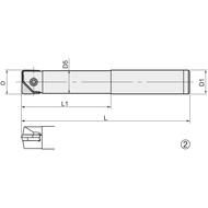 Torusfräser VHM MIRROR-RADIUS 6x60mm, L1=15mm, D1=6mm, für RNM/FRM-060