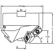 Fasen-Wendelfräser 15° 35x27mm, für 6 AP..1604