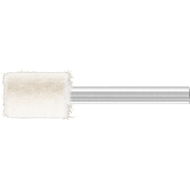 Filz-Polierstift Form ZYA 15x20mm mit Stirnbohrung
