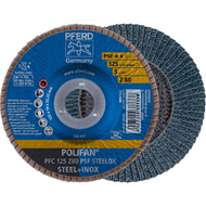 POLIFAN®-Fächerscheibe PFC 125 Z 80 PSF/22,23