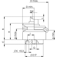 6383ZEK-46 Zentrierspanner mit Kugel