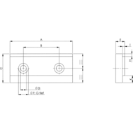 6372-4012-E200 Aufsatzbacke, abgestuft, Größe= 4012-E200, A=200